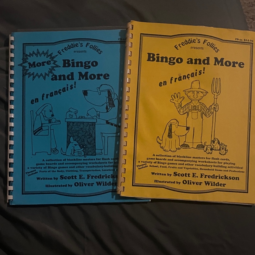 Freddie's Follies Bingo and More Books